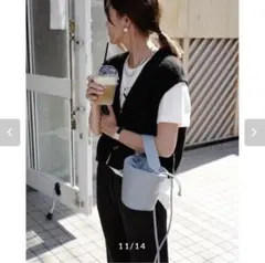 新品タグ付き ジプソフィア gypsohila Knit Vest BLACK