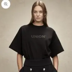 【即購入可】UNION magazine Logo tee ブラック　サイズ2