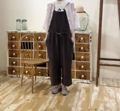 nest robe ネストローブ リネンオーバーオール
