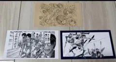 進撃の巨人　DVD 特典　ポストカード　イラストカード　3枚セット　エレン