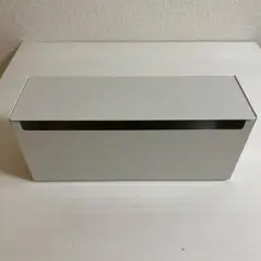 無印良品 スチールタップ収納箱 フラップ式 ホワイトグレー