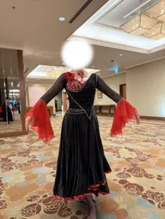華　社交ダンス　パソドブレ  パソドレス　ラテン　スタンダードタンゴ Amazon.co.jp: 社交ダンスドレス ラテンドレス パソドレス