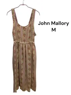 新品タグ付き　John Mmllory 花柄ワンピース Mサイズ　夏涼しい