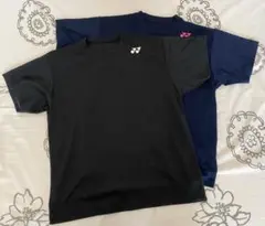 YONEX Tシャツ 黒・紺 2枚セット　Sサイズ
