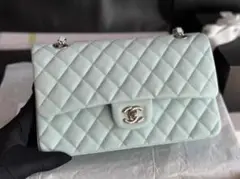 CHANEL ショルダーバッグ ミントグリーン