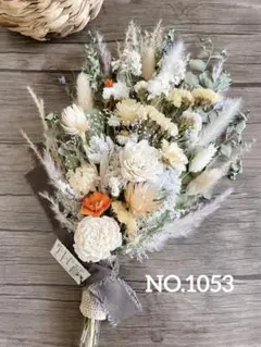 ドライフラワースワッグ❁⃘アネモネフラワーとスターチス❁⃘ニュアンスカラー【36㎝】