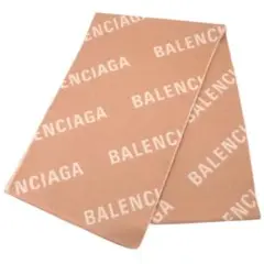BALENCIAGA バレンシアガ ロゴ ウール マフラー