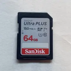 SanDisk Ultra PLUS 64GB SDカード