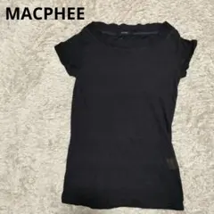 MACPHEE ほぼノースリーブ　ブラック