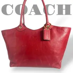 COACH コーチ レザートートバッグ 12415 美品 ブラック コーチ ブラックレザー トートバッグ