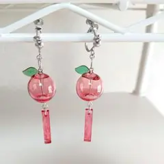 りんご風鈴イヤリング