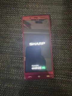 A001SH SHARP スマートフォン パープル