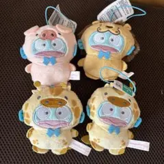 サンリオキャラクターズ どうぶつ着ぐるみマスコット ハンギョドン 4点セット