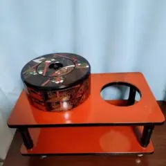 昭和レトロ ポットワゴンテーブル他セット