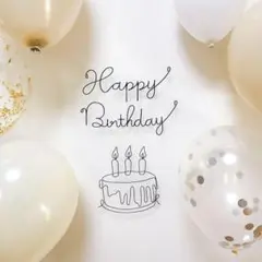女の子 誕生日 飾りセット ティアラ 花冠 クレイケーキ 名入れ グレージュ