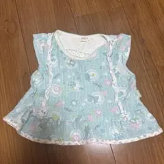 EKUBO 水色 フリル Tシャツ 90