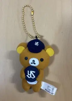 リラックマ ぬいぐるみマスコット キーチェーン ヤクルトスワローズ