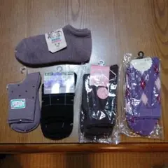 レディースソックス色々　五足組