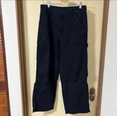 UNIQLO ネイビー XL ワークパンツ カーゴパンツ