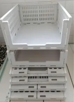 【美品】DAISO/クローゼット収納ケース/6個セット/浅型×3個/深型×3個