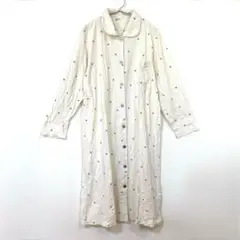 マタニティパジャマ ルームウェア ハート柄 ワンピース フルボタン M-L