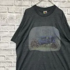USA製90sヴィンテージTシャツ！シングルステッチ　グレー半袖古着　XL 16