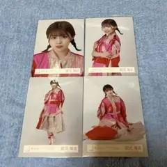 櫻坂46 武元唯衣 生写真 W-KEYAK FES 2022 赤ピンク衣装