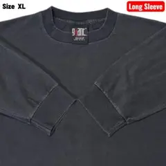 【giant】シングルステッチ 無地BLフェード 長袖 Tシャツ XL ①