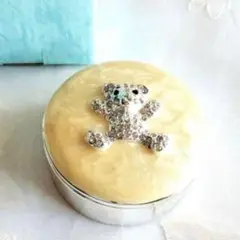 未使用 グリッターベア ケース サークル イエロー