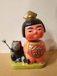 金太郎　首振り人形　首揺れ人形　レトロ　アンティーク　昔話