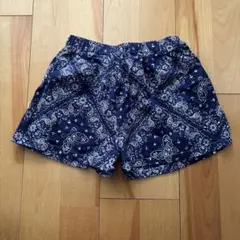 ペイズリー柄 夏ショートパンツ