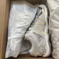 ライカ 24cm ダンスシューズ rykaミッドカット WHITE