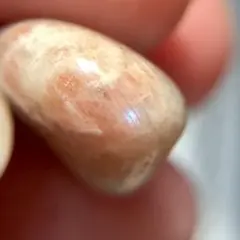 サンストーン 原石 14.9ct 天然石 ナチュラル オレンジ 天然サンストーン
