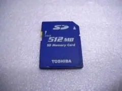 TOSHIBA SDカード 512MB
