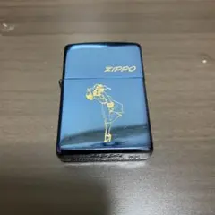 【Zippo】 オイルライター ブルー