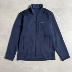 mont-bell モンベル クリマプラスニットジャケット Mサイズ　ネイビー