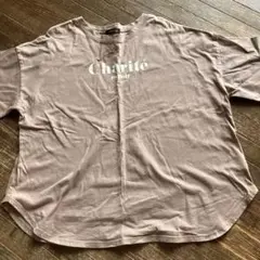 CHIP CLIP ロゴ入りルーズフィットTシャツ