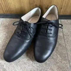 【新品】MODELLO madras レースアップシューズ　黒22.5cm