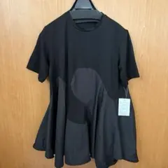 レディースT アシンメトリックデザイン ブラック Mサイズ セレクト タグ付き