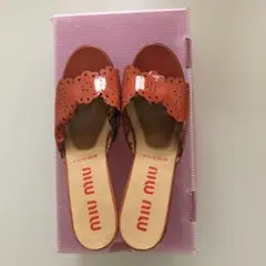 ミュウミュウ ミュール