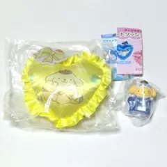 サンリオ　つるりん南極フィギュア　ハートクッションマスコット　ポムポムプリン