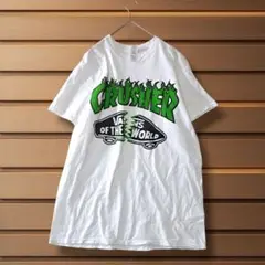 y3【gildan】プリント Tシャツ 半袖 トップス メンズ M 白