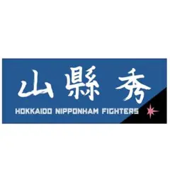 日本ハムファイターズ　選手直筆応援タオル　山縣秀 #54