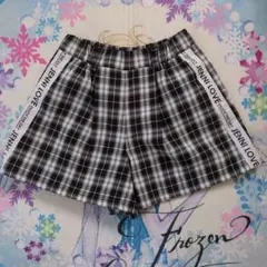 JENNI LOVE チェック柄ハーフパンツ