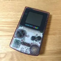 【ジャンク品】ゲームボーイカラー 本体 パープルクリア