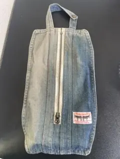 ティッシュカバー　ティッシュケース　ジーンズ生地