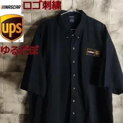 企業ロゴ ワークシャツ UPS NASCAR レーシング SH-148