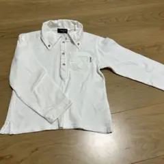 COMME CA ISM ホワイトポロシャツ