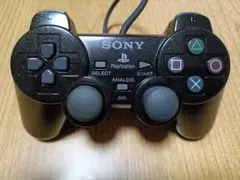 純正 PS2 デュアルショック2 コントローラー ブラック 基盤内部清掃済