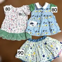 Seraph/Sunny landscape子供服 トップス80㎝スカート90㎝